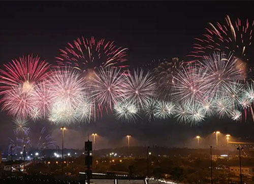 松溪县焰火晚会